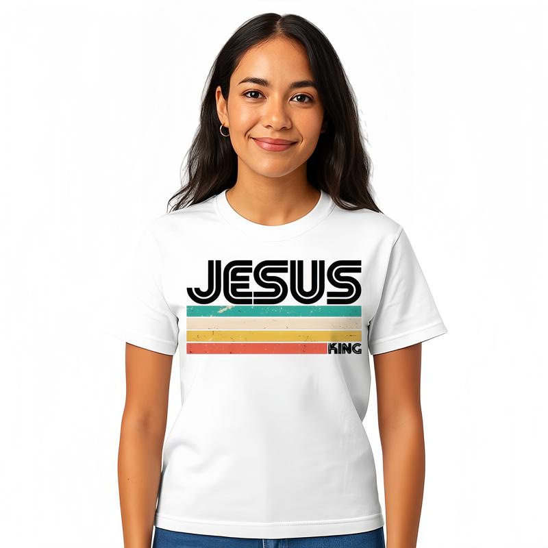 Camiseta Unissex 'Jesus King'