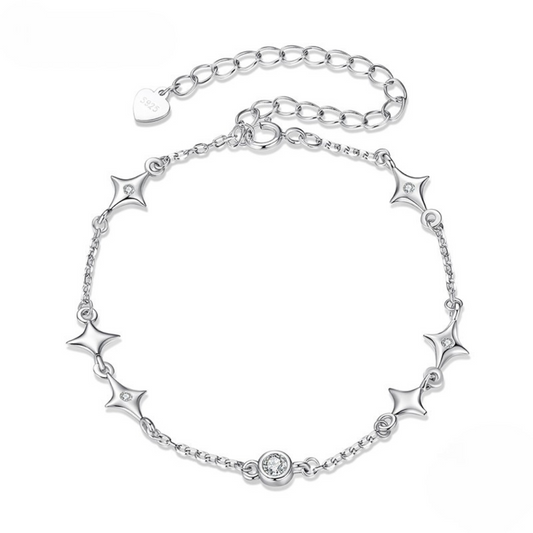 Pulseira Estrela Cadente Prata 925