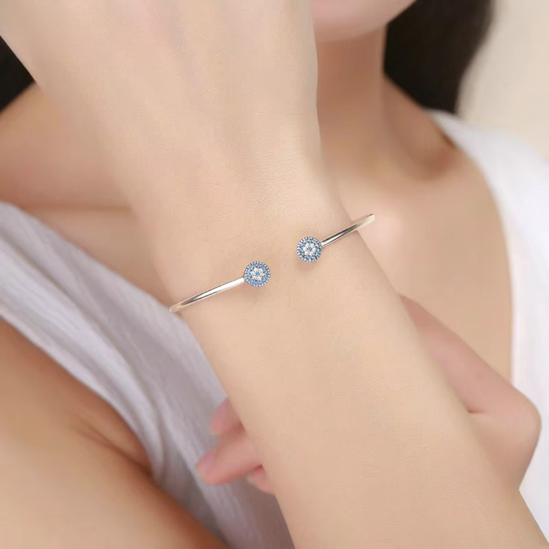 Pulseira Olho da Fortuna Prata 925