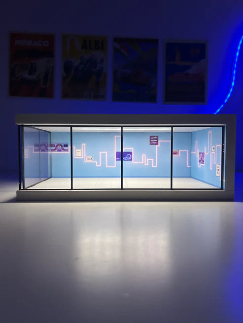 GarageBox™ Expositor com LED para Hot Wheels & Diecast