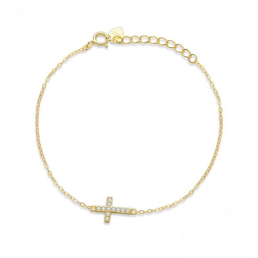 Pulseira Cruz Prata 925