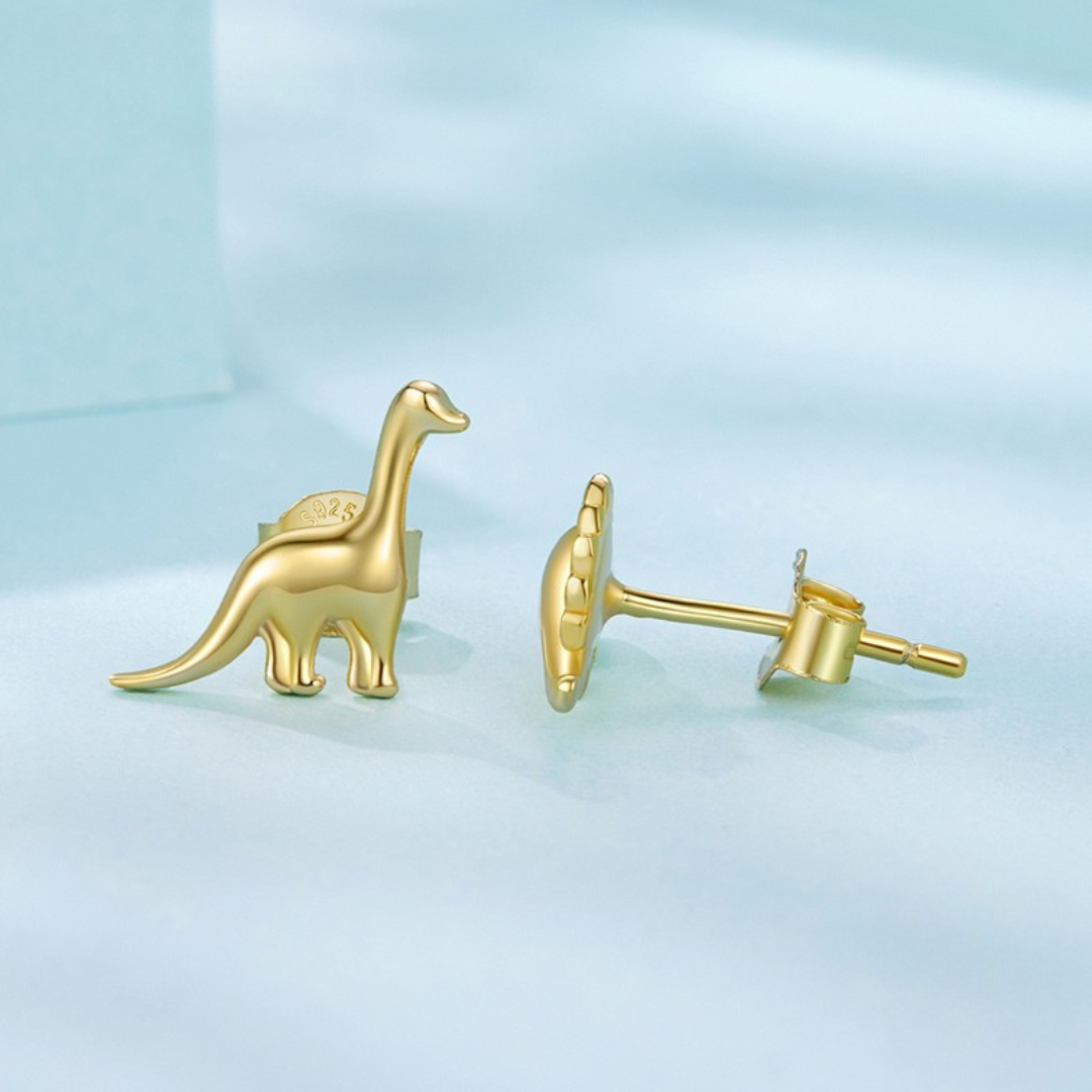 Brinco Dinossauro em prata 925