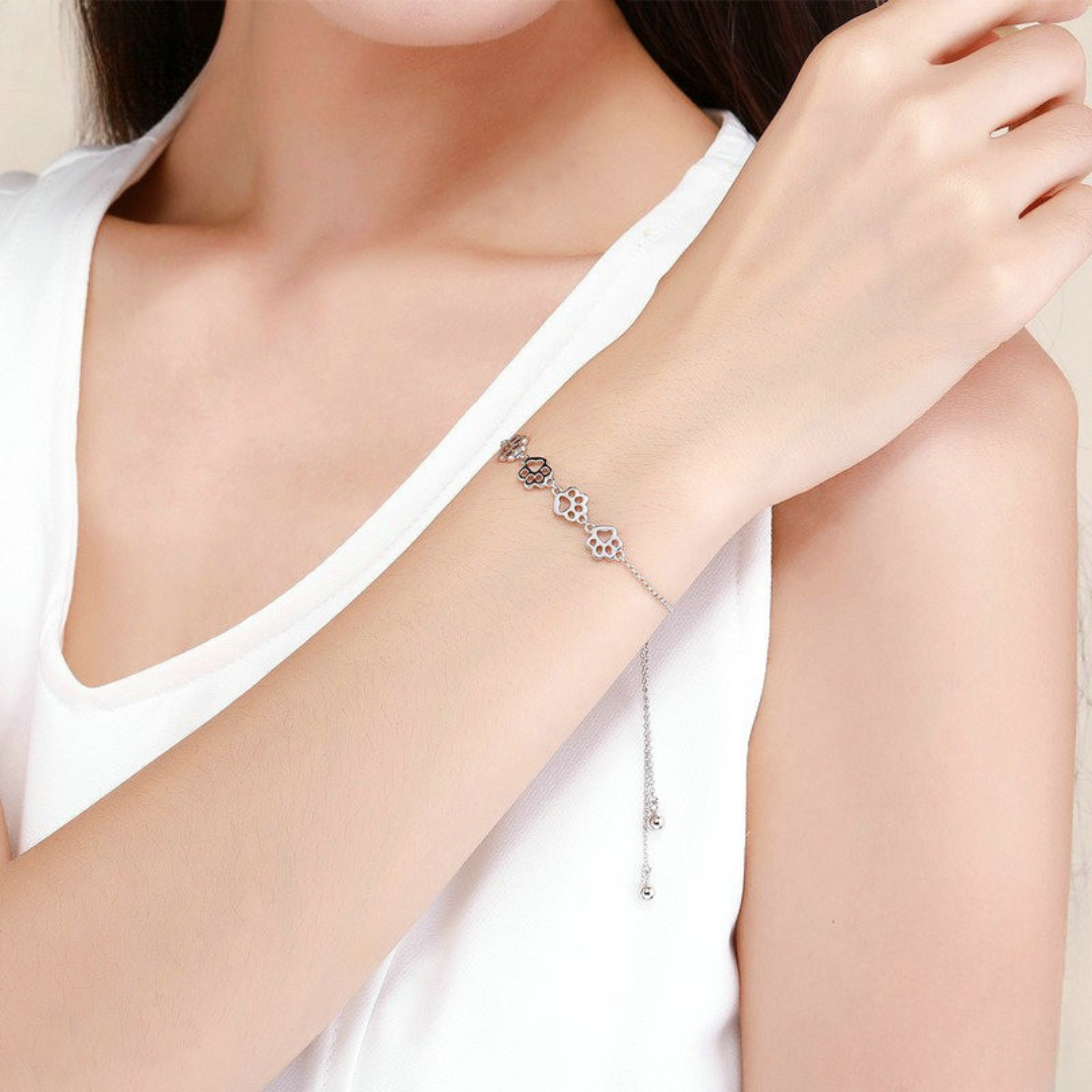 Pulseira Pegadas Eternas Prata 925