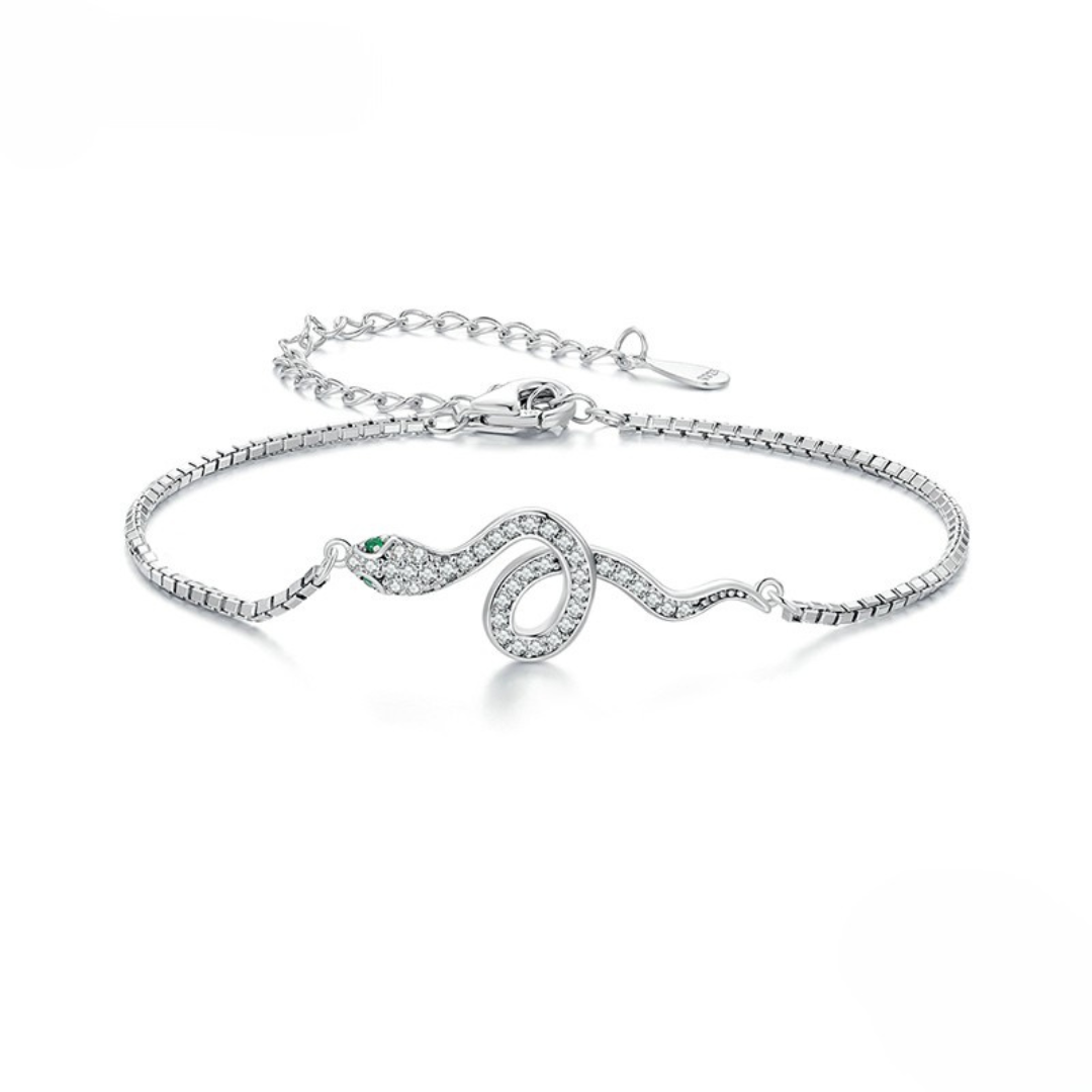 Pulseira Serpente Prata 925