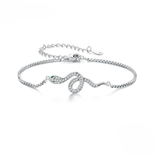 Pulseira Serpente Prata 925