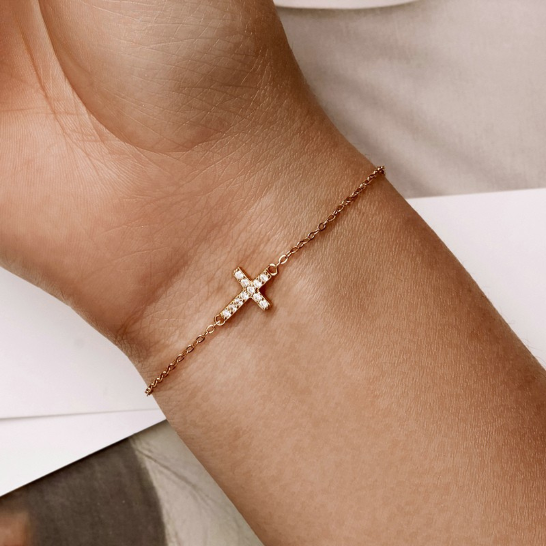 Pulseira Cruz Prata 925