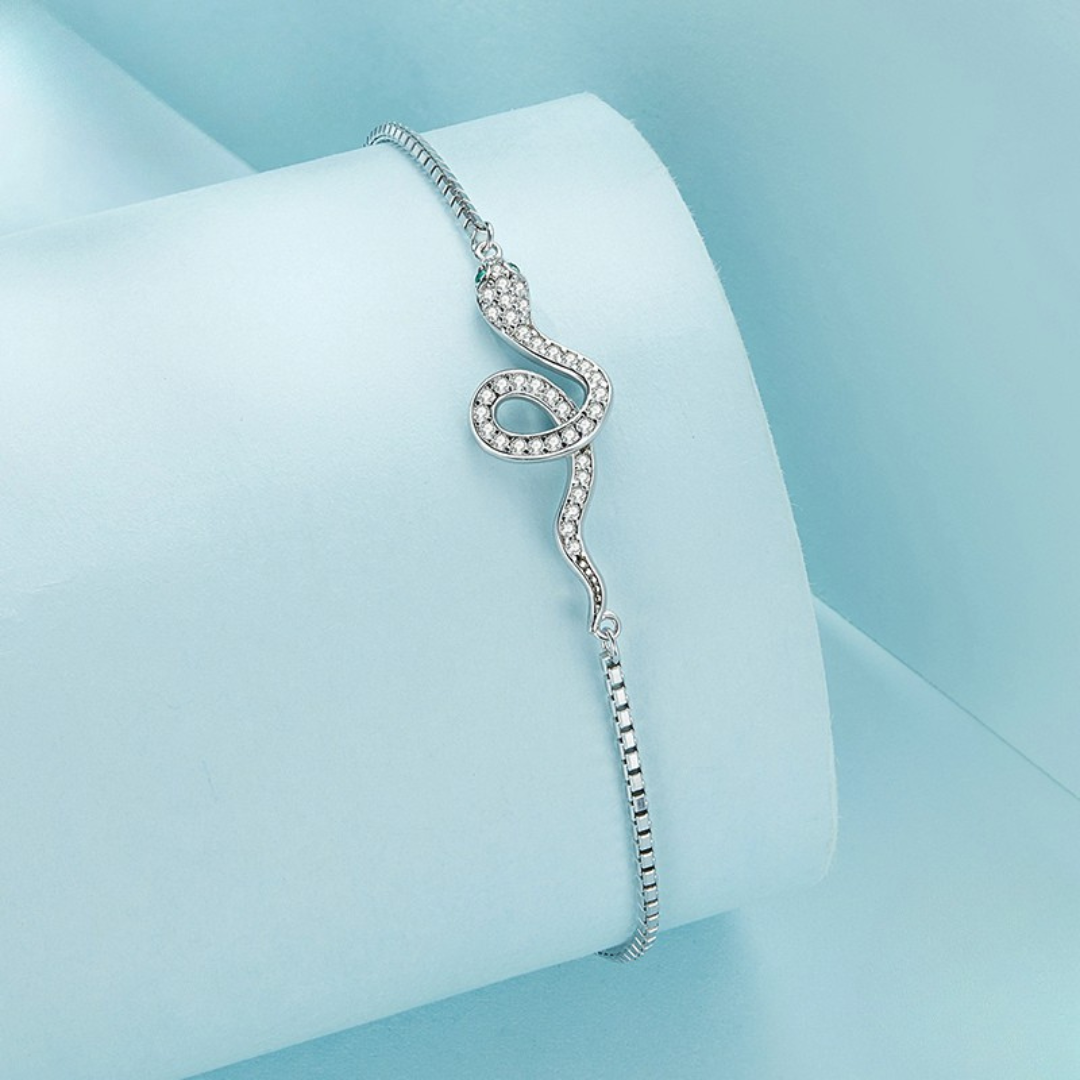 Pulseira Serpente Prata 925
