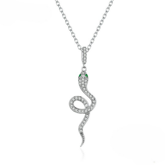 Colar Serpente Prata 925