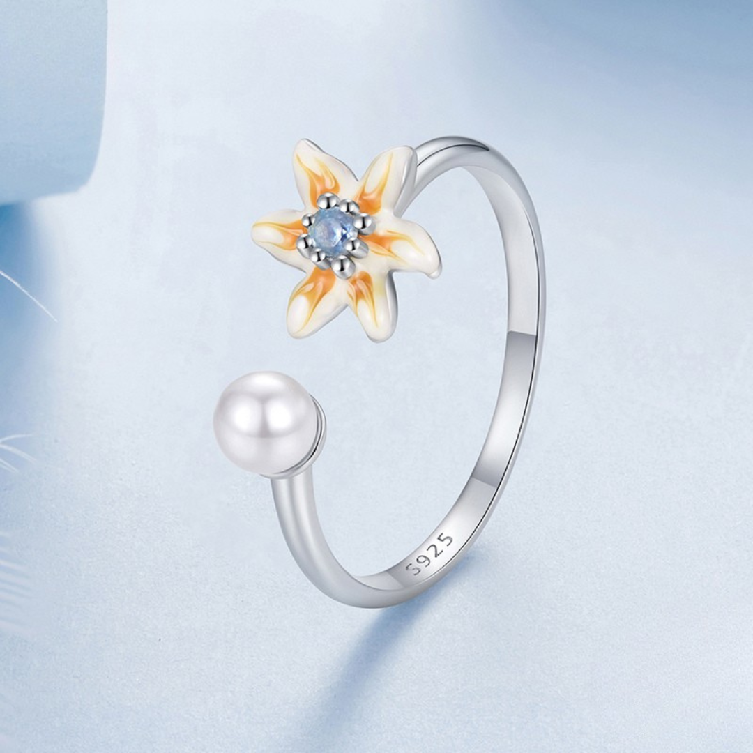 Anel Flor de Primavera – Prata 925
