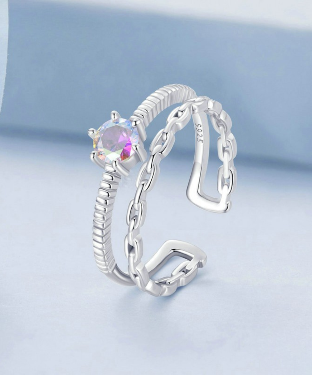 Anel Aura Prata 925