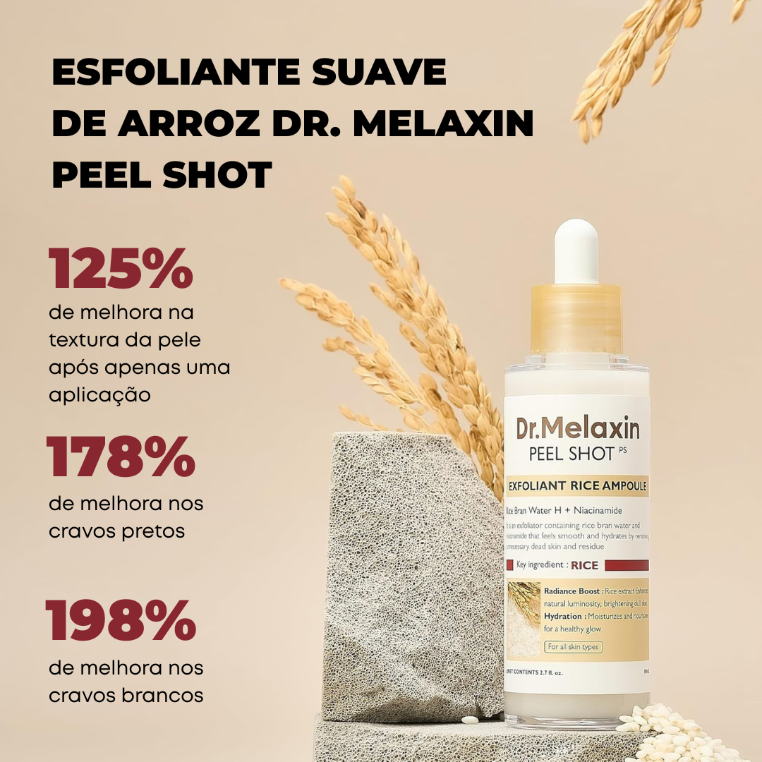 Dr. Melaxin™ Peel Shot – Esfoliante de Arroz (80ml)