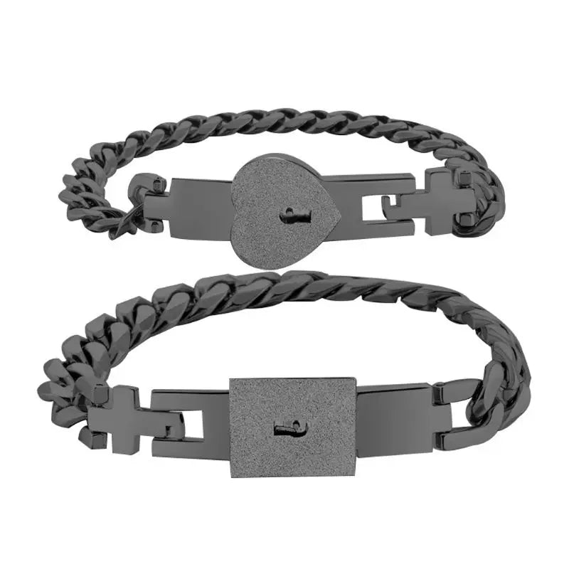 Conjunto Pulseira "Chave do Coração"