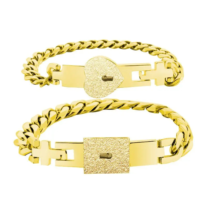Conjunto Pulseira "Chave do Coração"