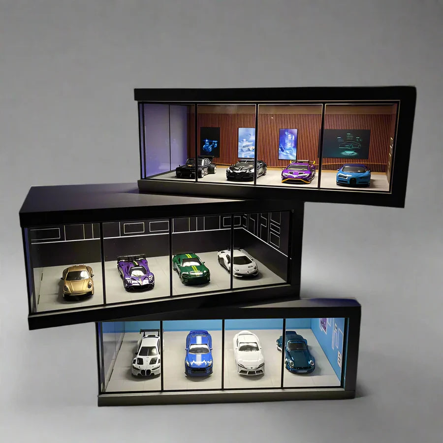GarageBox™ Expositor com LED para Hot Wheels & Diecast