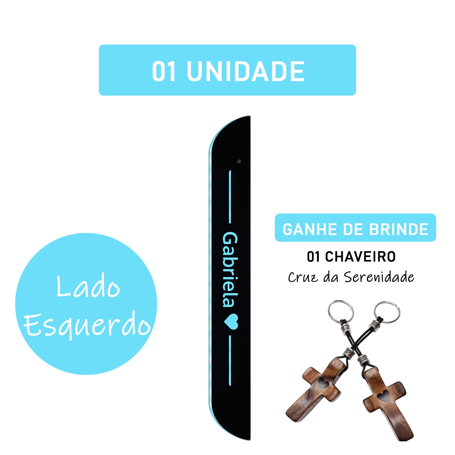 PortaLux® – Soleira com LED Personalizada