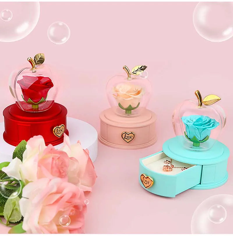 Caixa Maça & Rosa Eterna
