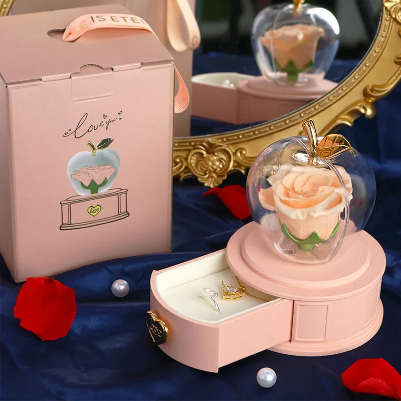 Caixa Maça & Rosa Eterna