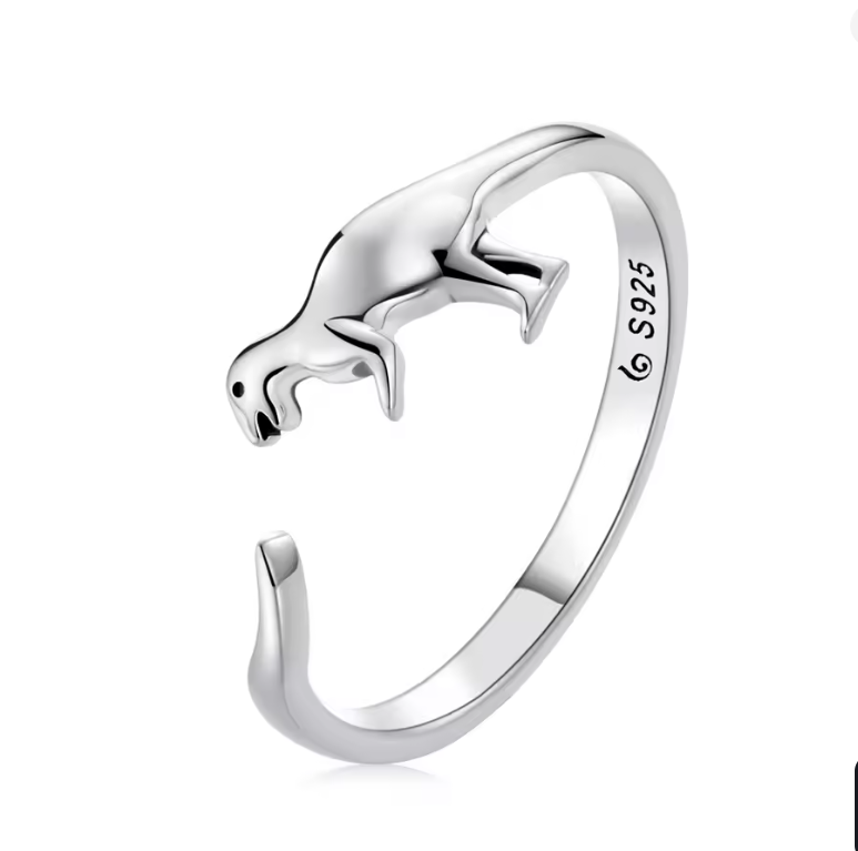 Anel Conexão Animal em Prata 925