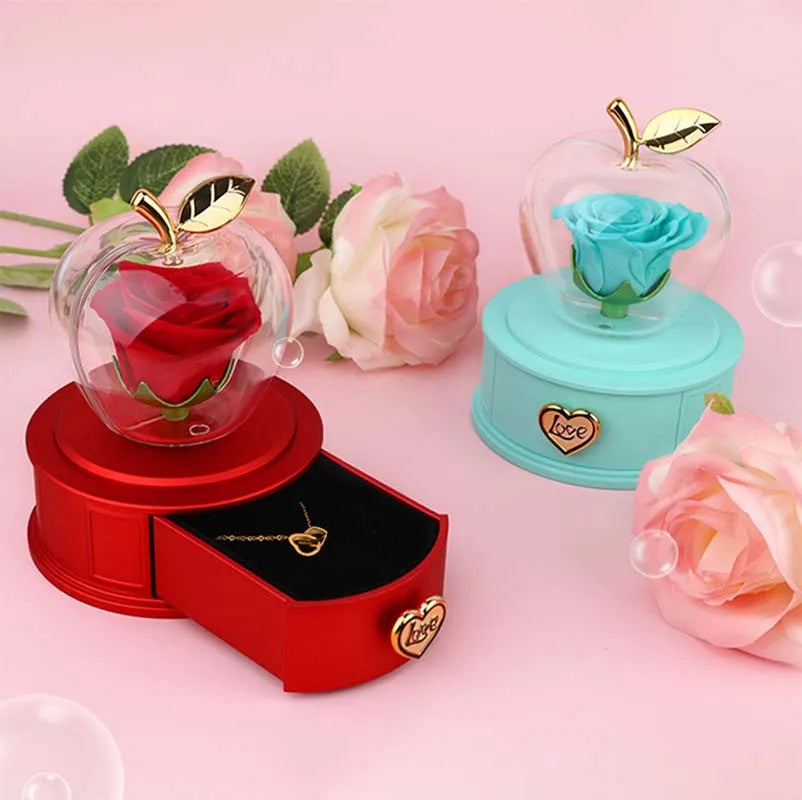 Caixa Maça & Rosa Eterna