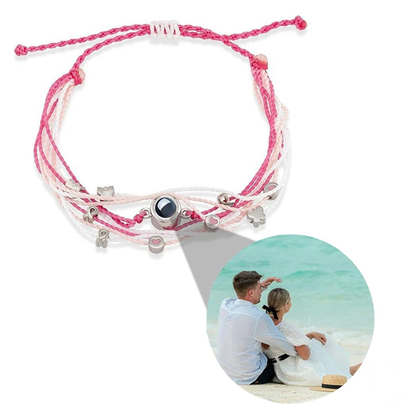 Pulseira com Foto 'Amuletos de Amor'