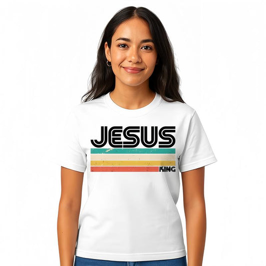 Camiseta Unissex 'Jesus King'