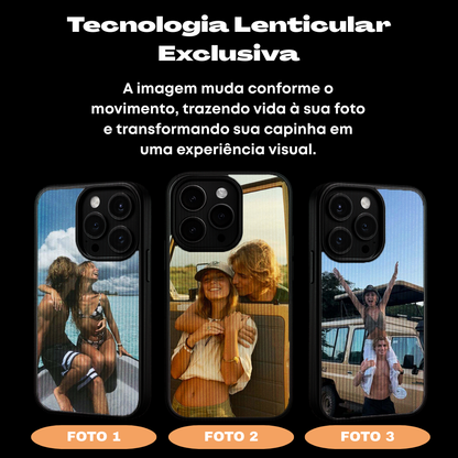 Capinha Mágica com Fotos Personalizadas (Efeito Lenticular)