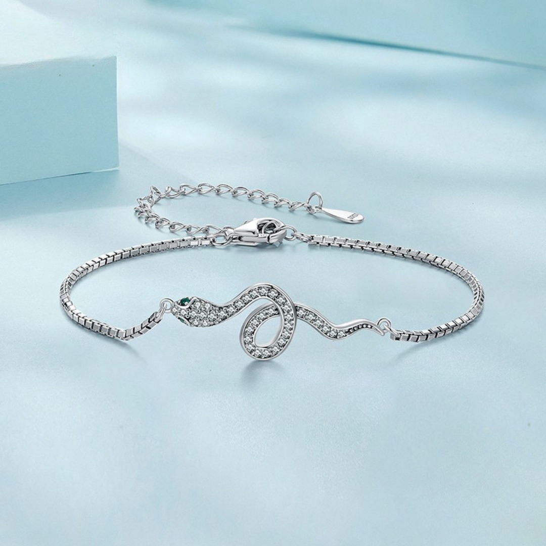 Pulseira Serpente Prata 925