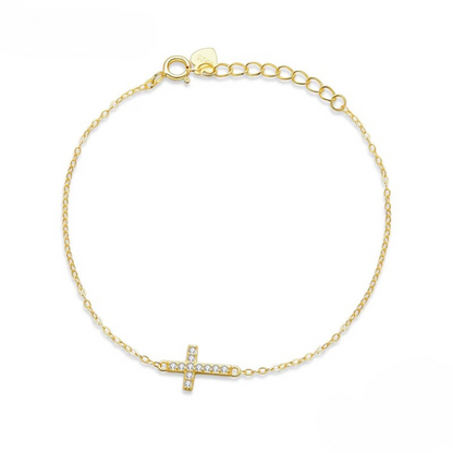 Pulseira Cruz Prata 925