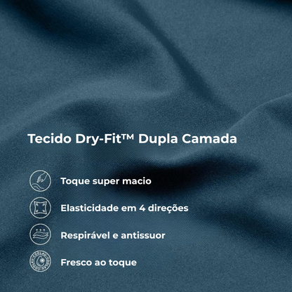 Shorts Modelador Dry-Fit Dupla Camada - Compre 1 Leve 2