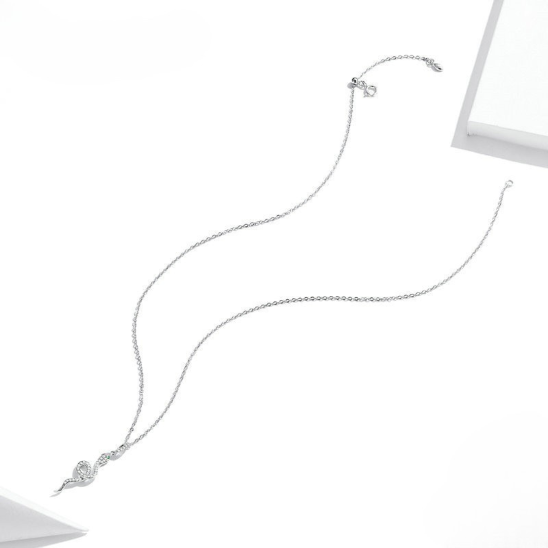 Colar Serpente Prata 925