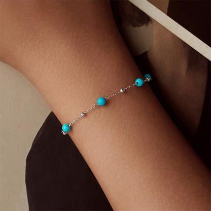 Pulseira Turquesa Serena Prata 925