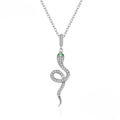 Colar Serpente Prata 925