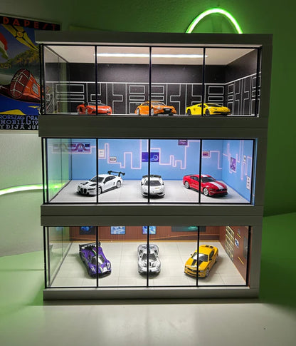GarageBox™ Expositor com LED para Hot Wheels & Diecast