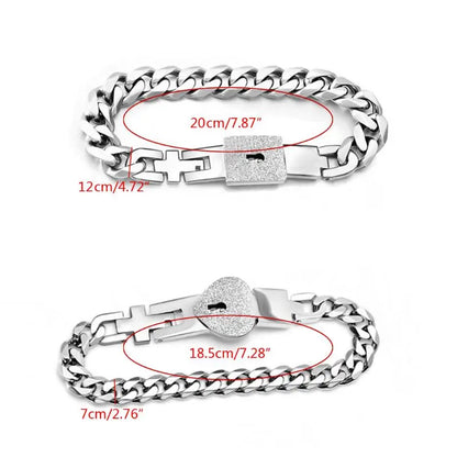Conjunto Pulseira "Chave do Coração"