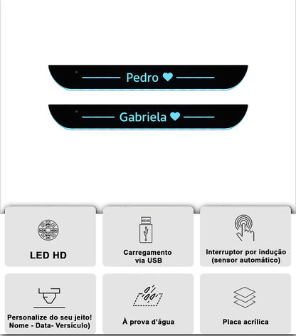 PortaLux® – Soleira com LED Personalizada (50%OFF)