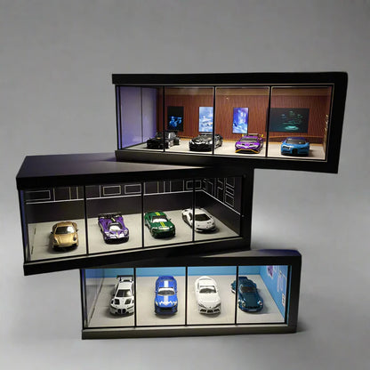 GarageBox™ Expositor com LED para Hot Wheels & Diecast