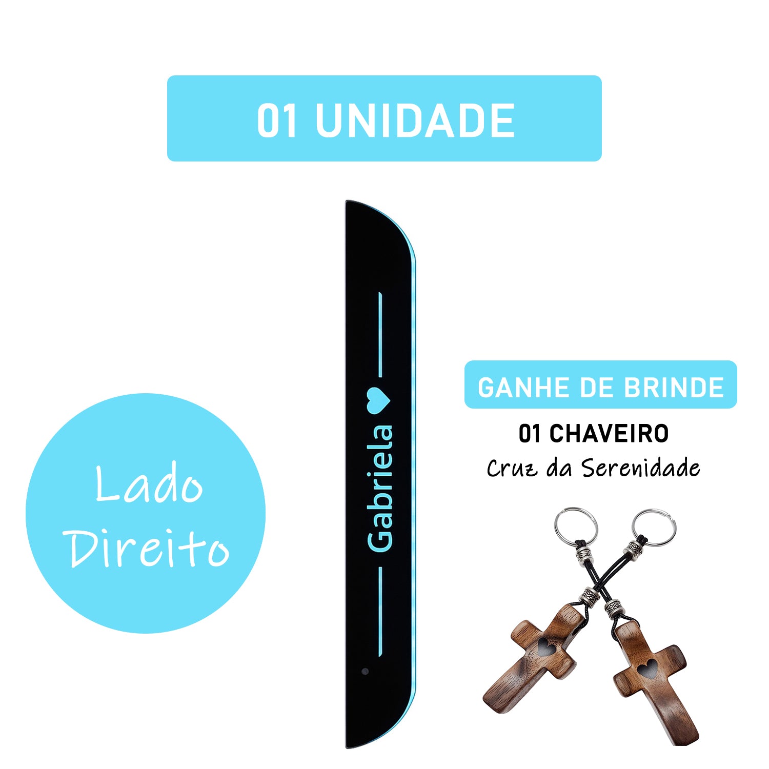 PortaLux® – Soleira com LED Personalizada