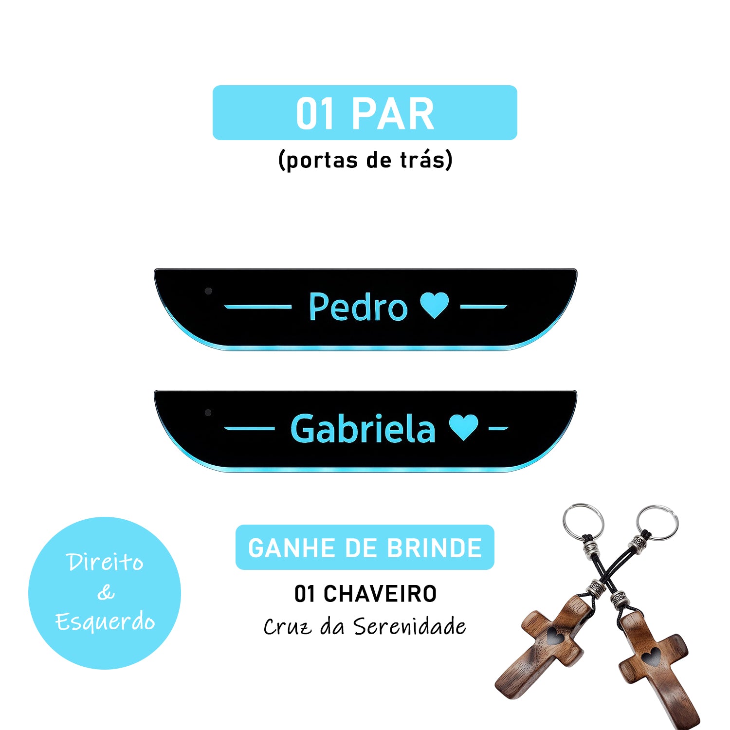 PortaLux® – Soleira com LED Personalizada